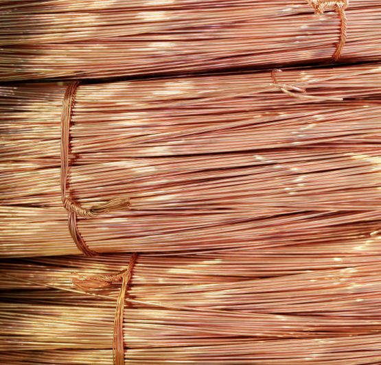 Coils-of-raw-copper-wire